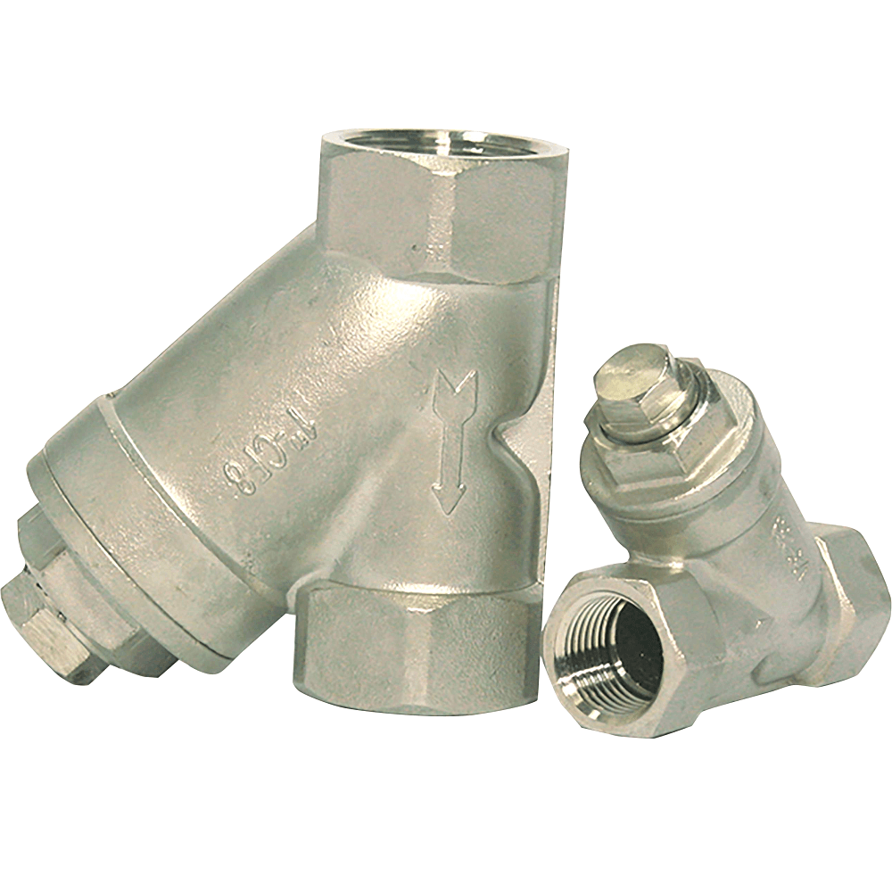 Filtro tipo Y de acero inoxidable roscado