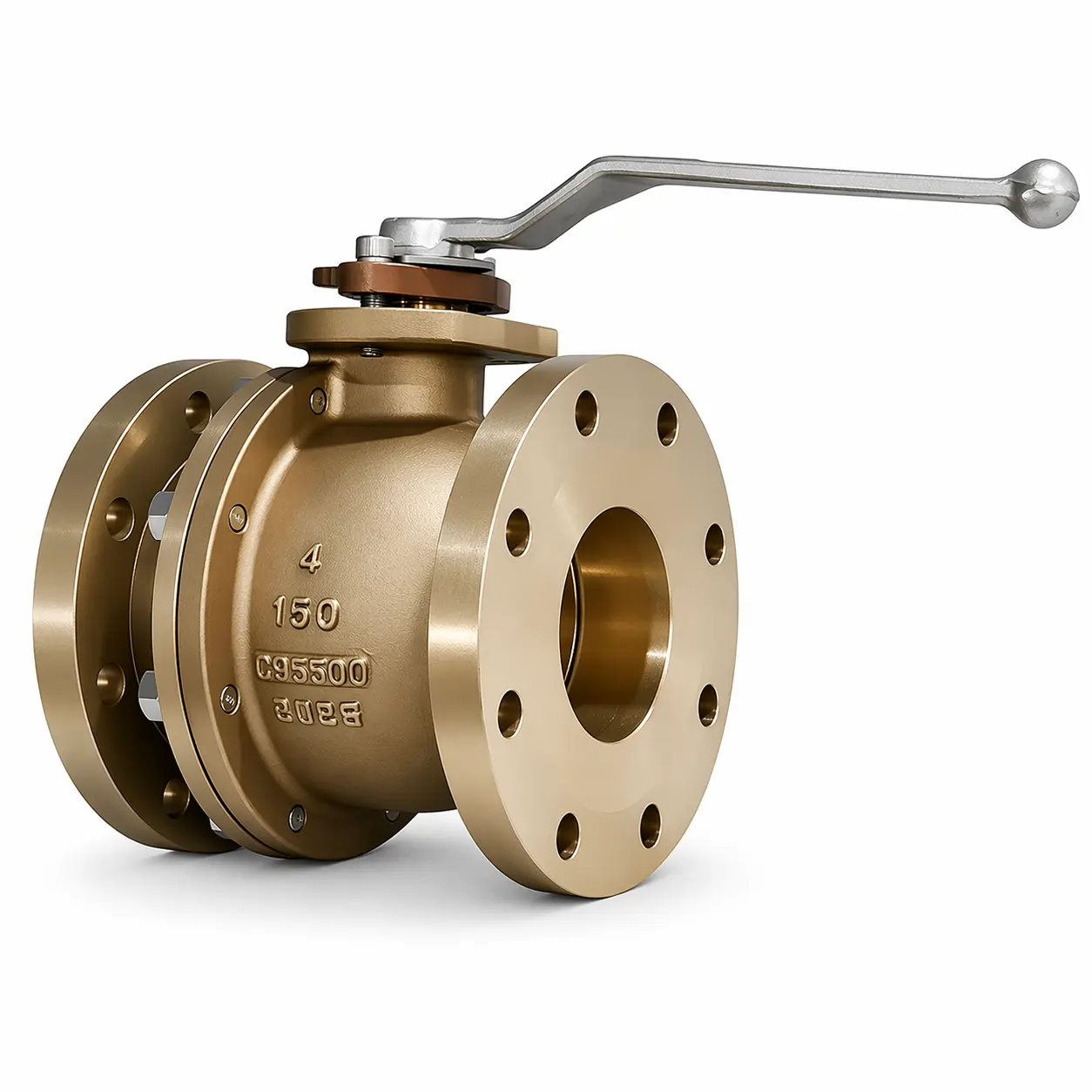 Miniatura 3 - Válvula de bola flotante bridada de 2 piezas – Two Piece Floating Ball Valve 2 PC (Flanged)