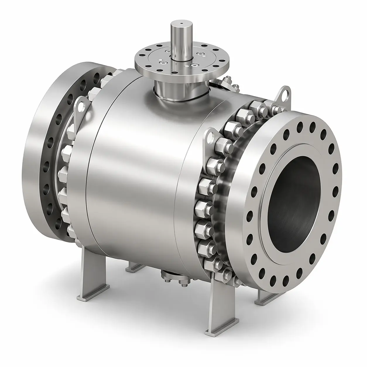 Miniatura 3 - Válvula de bola trunnion bridada – Three Piece Trunnion Mounted Ball Valve 3 PC (Flanged)